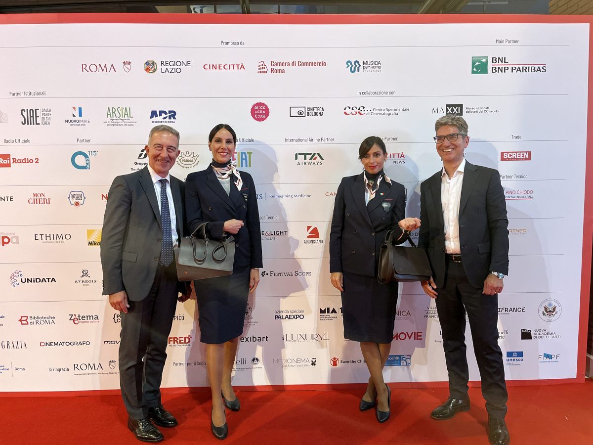 Festa del Cinema di Roma, ITA Airways sul red carpet Festa del Cinema di Roma, ITA Airways sul red carpet