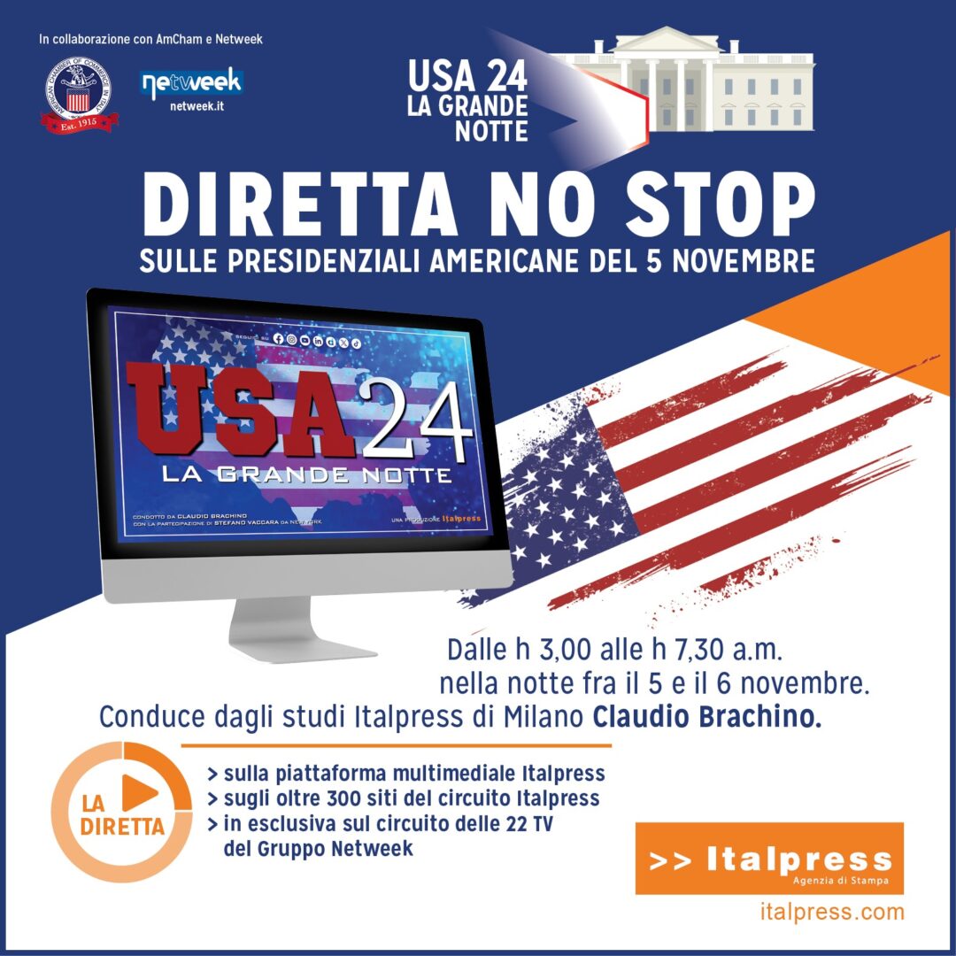 “La Grande Notte”, diretta no stop dell’Italpress per le elezioni Usa “La Grande Notte”, diretta no stop dell’Italpress per le elezioni Usa