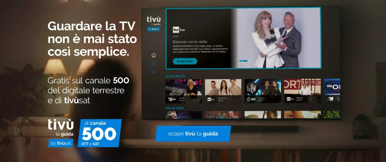 Al via la nuova guida tv terrestre e satellitare sul canale 500