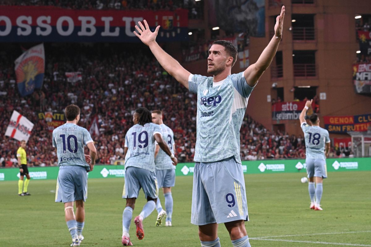La Juventus vince di misura in casa Genoa, decide Vlahovic