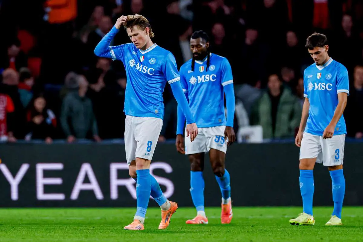 Allarme rosso in casa Napoli, clamoroso ko sul campo del Psv
