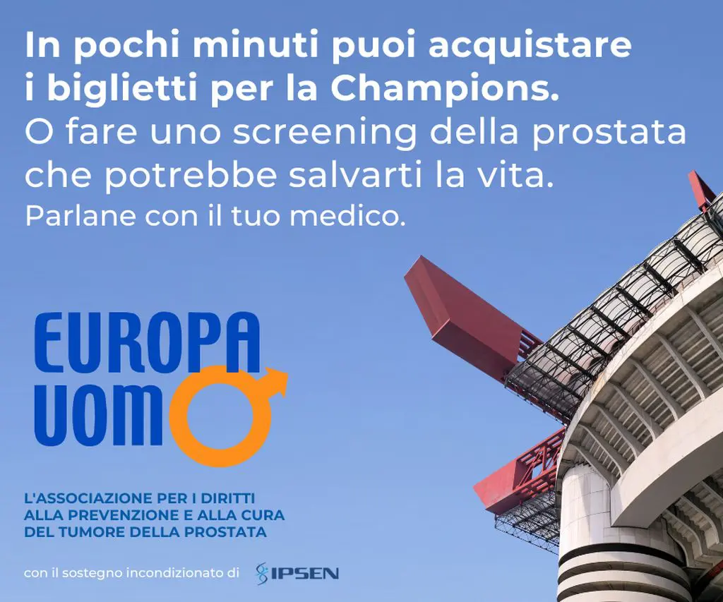 Tumore della prostata, una campagna di Europa Uomo invita a giocare d’anticipo