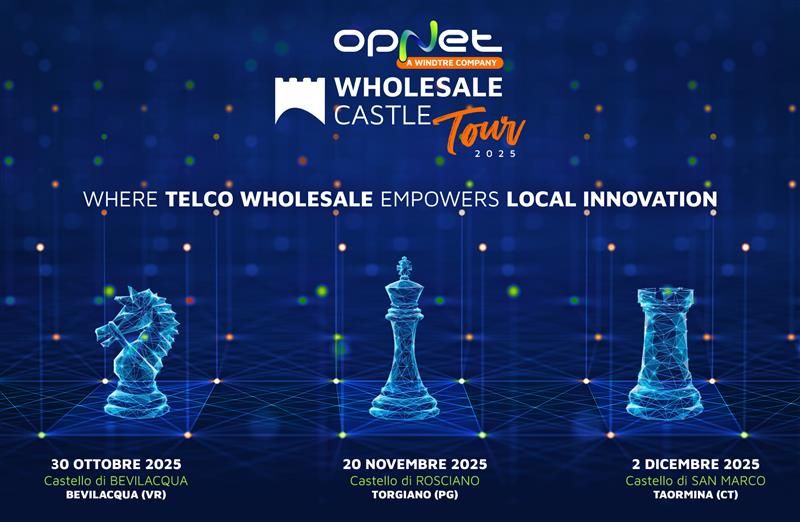 OpNet Wholesale Castle Tour, in provincia di Perugia seconda tappa business tour
