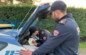 Un arresto per spaccio della Polizia di Stato in zona Costellazioni a Modena