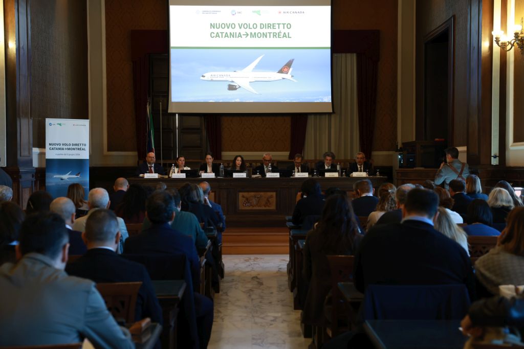 Dal 5 giugno al via il nuovo volo diretto Catania-Montreal