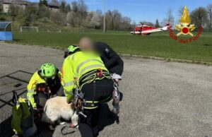 Escursionista in difficoltà sull’Appennino modenese, soccorso assieme al suo cane