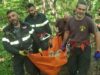 I Vigili del fuoco intervengono in soccorso di un ovino ferito nei calanchi di Roccamalatina