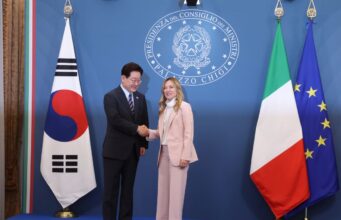 Italia-Corea del Sud, Meloni e Lee Jae Myung “Impegno per Indopacifico e Hormuz”